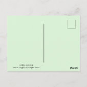 Erste Postkarte (Rückseite)