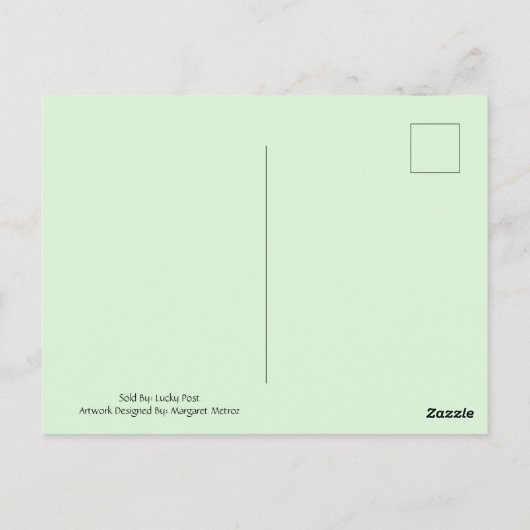 Erste Postkarte (Rückseite)