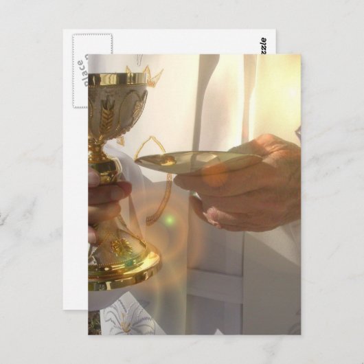 Erste Postkarte (Vorne/Hinten)