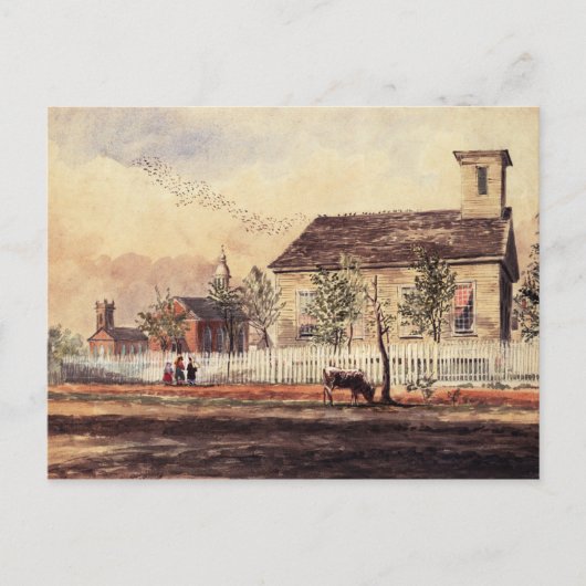 Erste Presbyterianische Kirche Houston, TX Postcar Postkarte (Vorderseite)