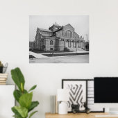 Erste Presbyterianische Kirche Poster (Heimbüro)