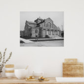 Erste Presbyterianische Kirche Poster (Küche)