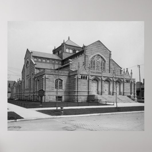 Erste Presbyterianische Kirche Poster (Vorne)