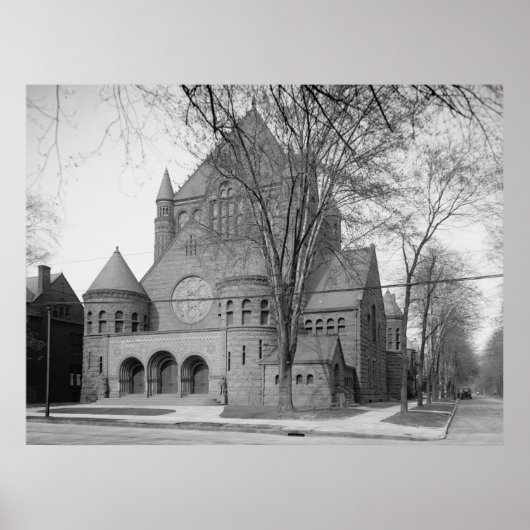 Erste Presbyterianische Kirche Poster (Vorne)