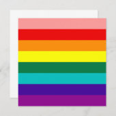 Erste Rainbow-Gay Pride-Flag (Vorne/Hinten)