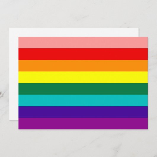 Erste Rainbow-Gay Pride-Flag (Vorne/Hinten)