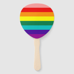 Erste Rainbow-Pride-Flagge Fächer