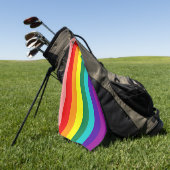 Erste Rainbow-Pride-Flagge Golfhandtuch (Gras)
