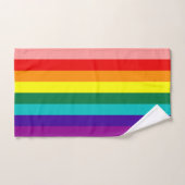 Erste Rainbow-Pride-Flagge Handtuch (Handtuch)