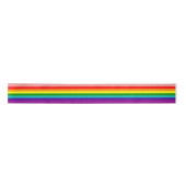 Erste Rainbow-Pride-Flagge Satinband (Vorderseite)