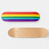 Erste Rainbow-Pride-Flagge Skateboard (Horizontal)