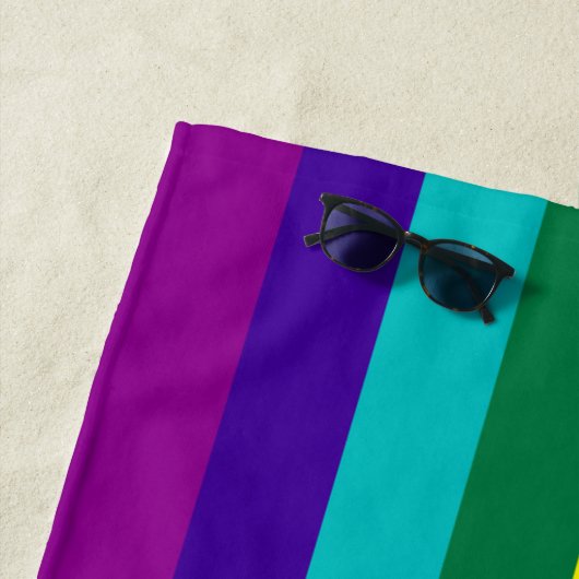 Erste Rainbow-Pride-Flagge Strandtuch (Beispiel)
