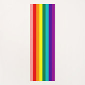 Erste Rainbow-Pride-Flagge Yogamatte (Vorderseite)