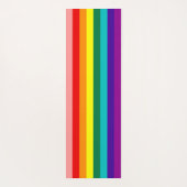 Erste Rainbow-Pride-Flagge Yogamatte (Rückseite)