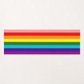 Erste Rainbow-Pride-Flagge Yogamatte (Vorderseite (Horizontal))
