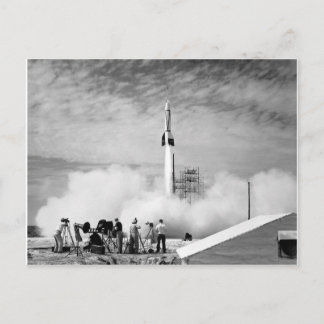 Erste Raketenstart, Cape Canaveral, "Stoßfänger 2" Postkarte