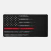 Erste Reaktion auf die Red Line der amerikanischen Schreibtischunterlage (Vorderseite)