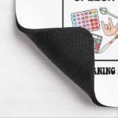 Erste Rede Dann Lustige Strand-Redetherapie Sommer Mousepad (Ecke)