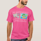 Erste Rede dann Strand Ich verdiene eine Sommerpau T-Shirt (Vorderseite)