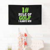 Erste Regel des Golfs Banner (Insitu)