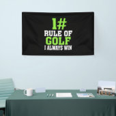 Erste Regel des Golfs Banner (Messeveranstaltung)