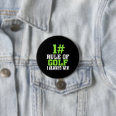 Erste Regel des Golfs Button (Beispiel)