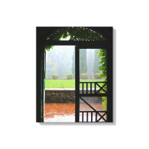 Erste Regen, Ivy und Brick Wrapped Canvas