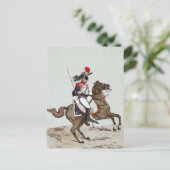 Erste Regiment der Cuirassiers Postkarte (Stehend Vorderseite)