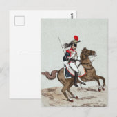 Erste Regiment der Cuirassiers Postkarte (Vorne/Hinten)