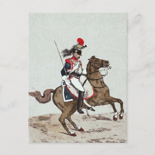 Erste Regiment der Cuirassiers Postkarte (Vorderseite)