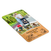 Erste Reise als Familienbesitz & 4 Fotos nach Maß Magnet (Rechte Seite)