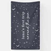 Erste Reise der Marine um die Sonne Banner (Vertikal)