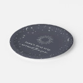 Erste Reise der Marine um die Sonne Pappteller (Schrägansicht)