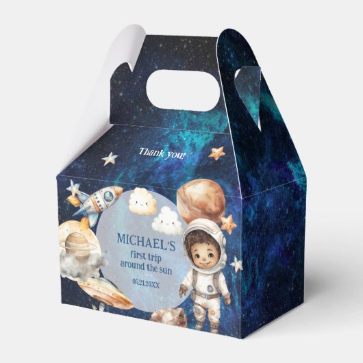 Erste Reise des Astronauten um die Sun Gefälligkei Geschenkschachtel (Vorderseite)