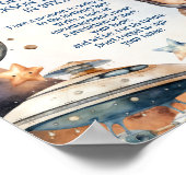 Erste Reise des Astronauten um die Sun Time Kapsel Poster (Ecke)