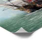 Erste Reise des HMS-Sieges Poster (Ecke)