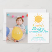 Erste Reise durch das Foto Einladung (Vorderseite)