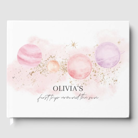 Erste Reise durch das Gästebuch Sun Birthday (Vorderseite)