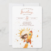 Erste Reise durch das kosmische Abenteuer von Sun Einladung (Rückseite)