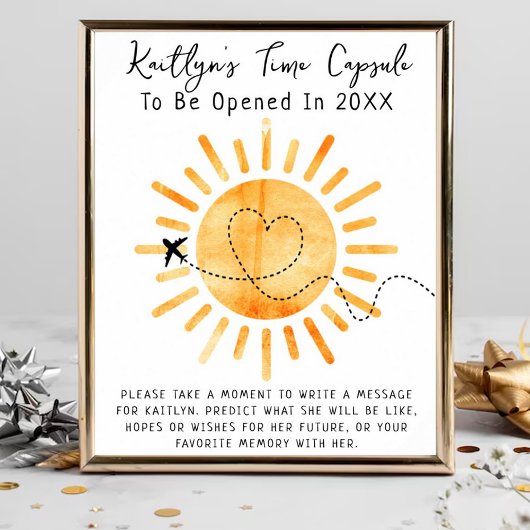 Erste Reise durch das Spiel der Sun Time Capsule Poster