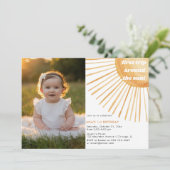 Erste Reise durch das Sun Boho 1. Foto Einladung (Stehend Vorderseite)