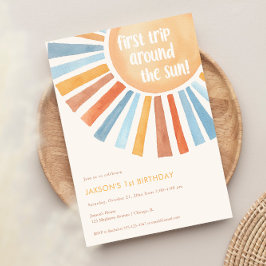 Erste Reise durch das Sun Boho 1. Party Einladung