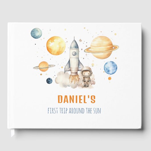 Erste Reise durch das Sun Boy Birthday Gästebuch (Vorderseite)