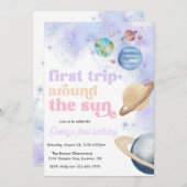 Erste Reise durch die Sonne - Einladung zum Weltra (Vorne/Hinten)