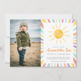 Erste Reise rund um das 1. Foto des Sonntags Einladung