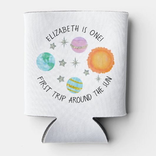 Erste Reise rund um das Sun Girl's Birthday Dosenkühler (Vorderseite)