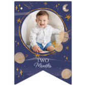 Erste Reise um das monatliche Foto der Sonne Wimpelkette (Zweite Fahne)