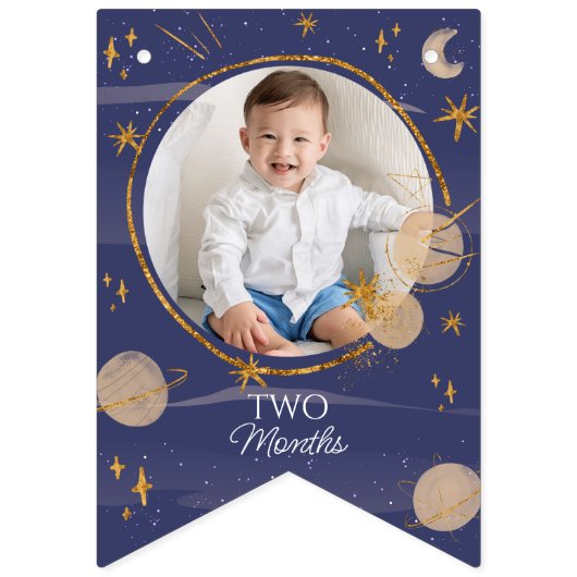 Erste Reise um das monatliche Foto der Sonne Wimpelkette (Zweite Fahne)