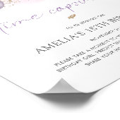 Erste Reise um das Schild der Sun Time Kapsel (Ecke)