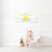Erste Reise um das Sun Birthday Banner - Boho S (Insitu)